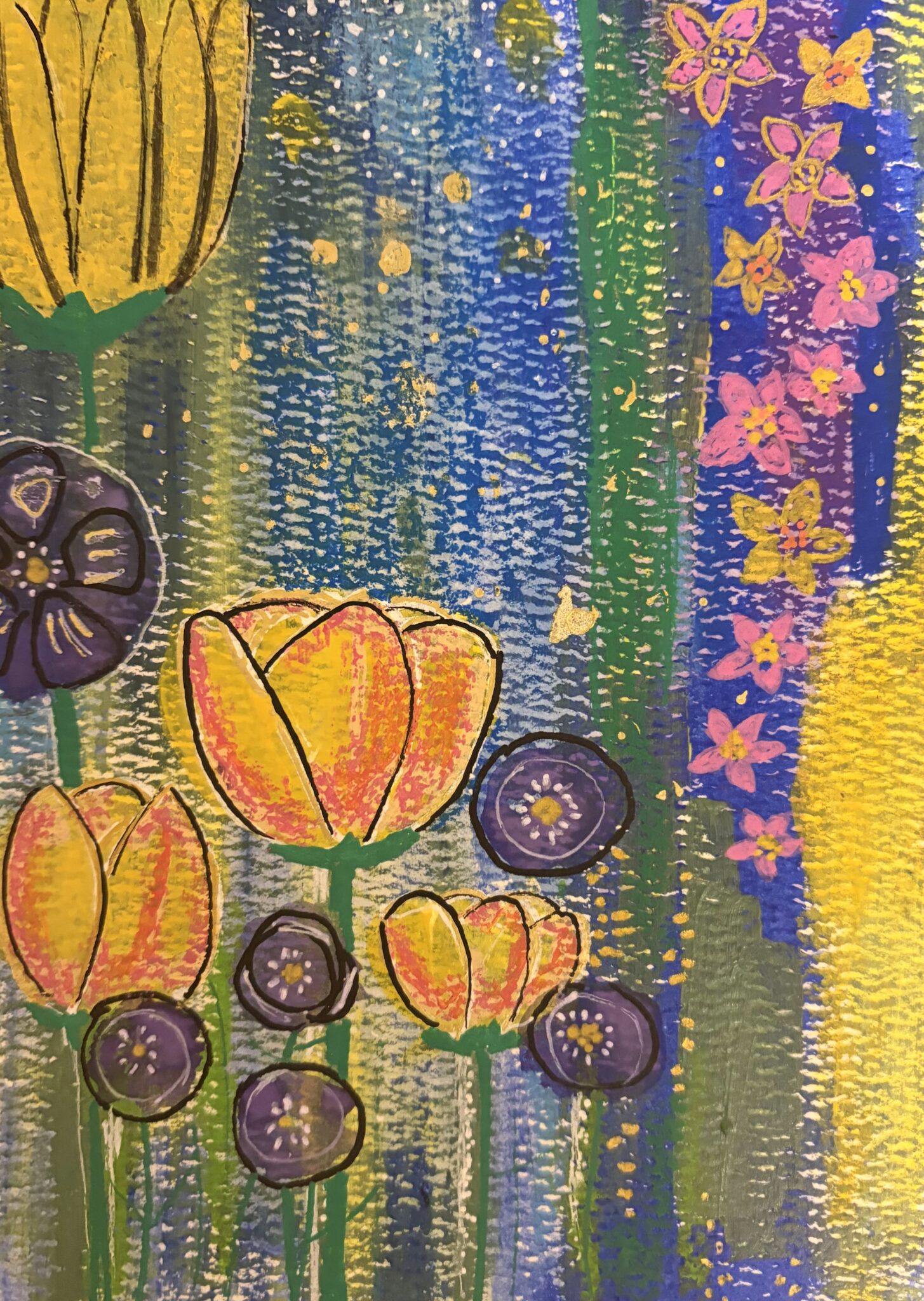 Mixed Media Acrylic painting